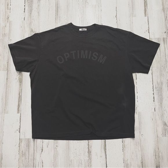 MadHappy OPTIMISM Boxy Short Sleeve Crewneck - Picture 1 of 4